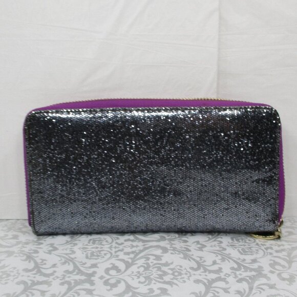 DEUX LUX Pink/Purple Flitter Wallet - Picture 3 of 8
